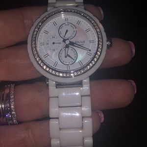 Fossil ceramic watch 7in